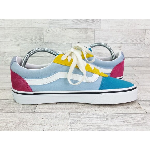 Women's Vans Old Skool Yacht Club Colorblock Canvas Suede Shoes Sneakers 7.5 - Picture 11 of 15